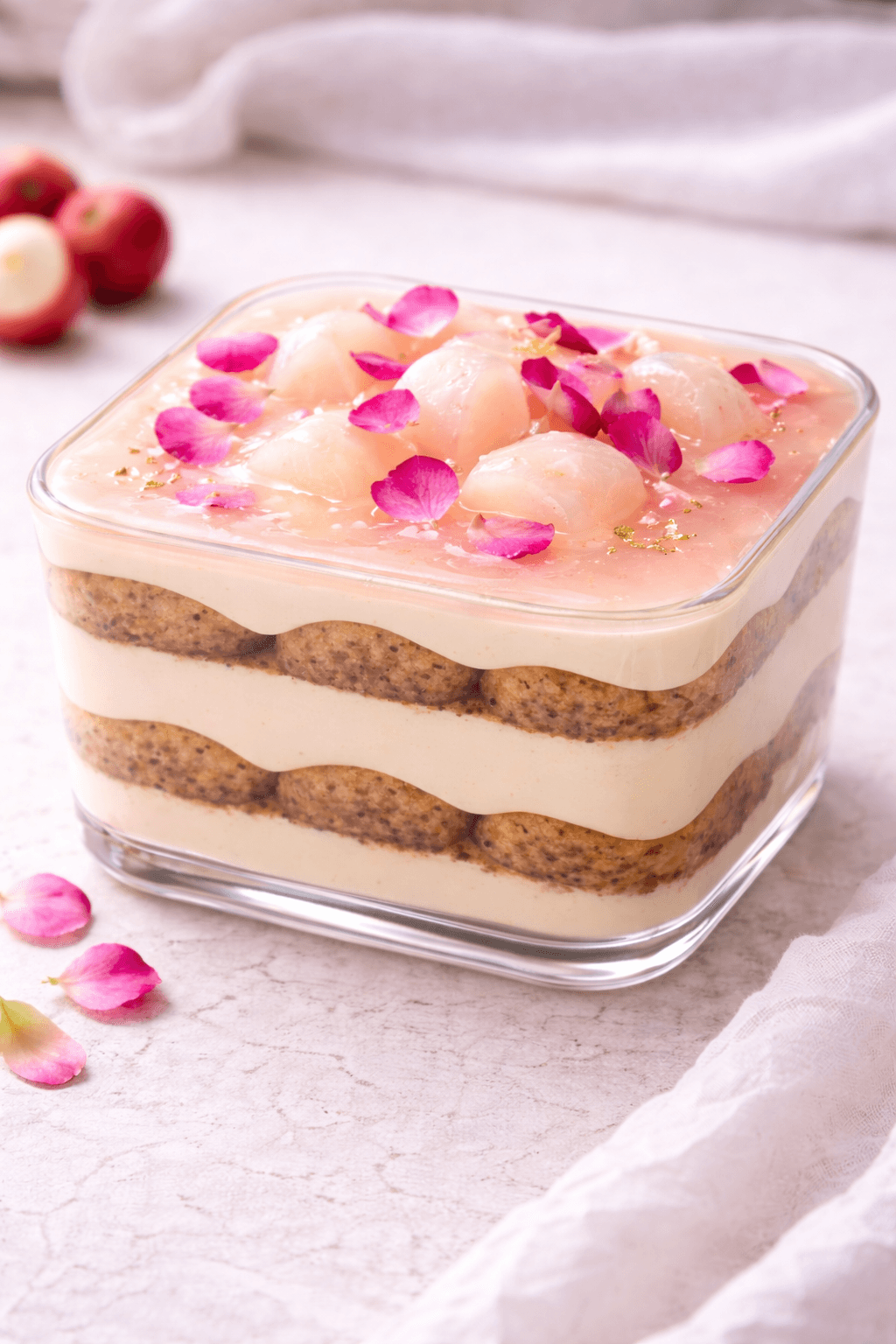 Lychee Tiramisu
