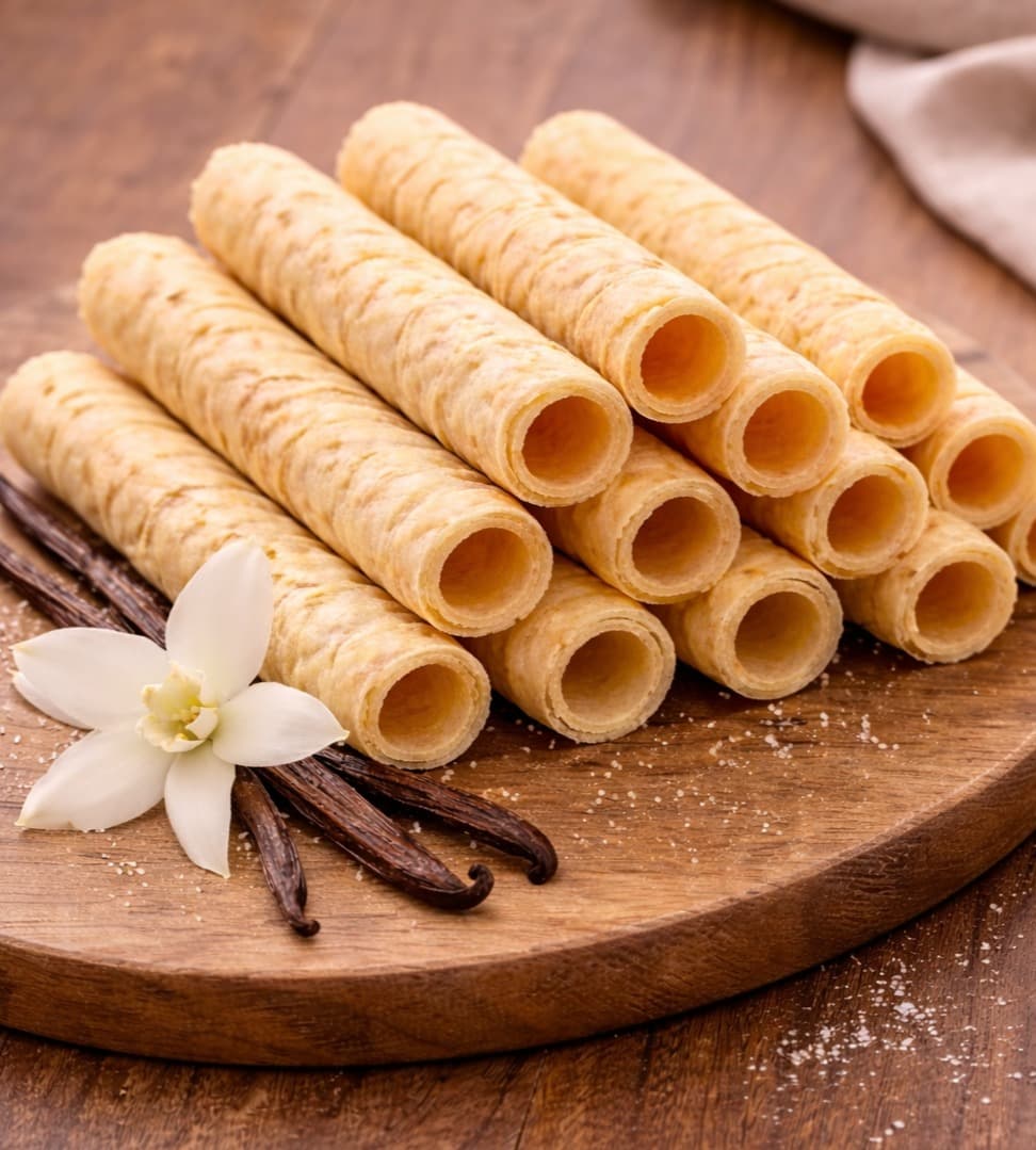 Vanilla Wafer Rolls